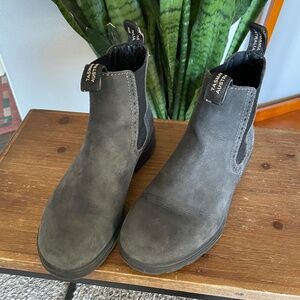 Blundstone 1630 Hi Top Rustic Black Leather Boots Size 8